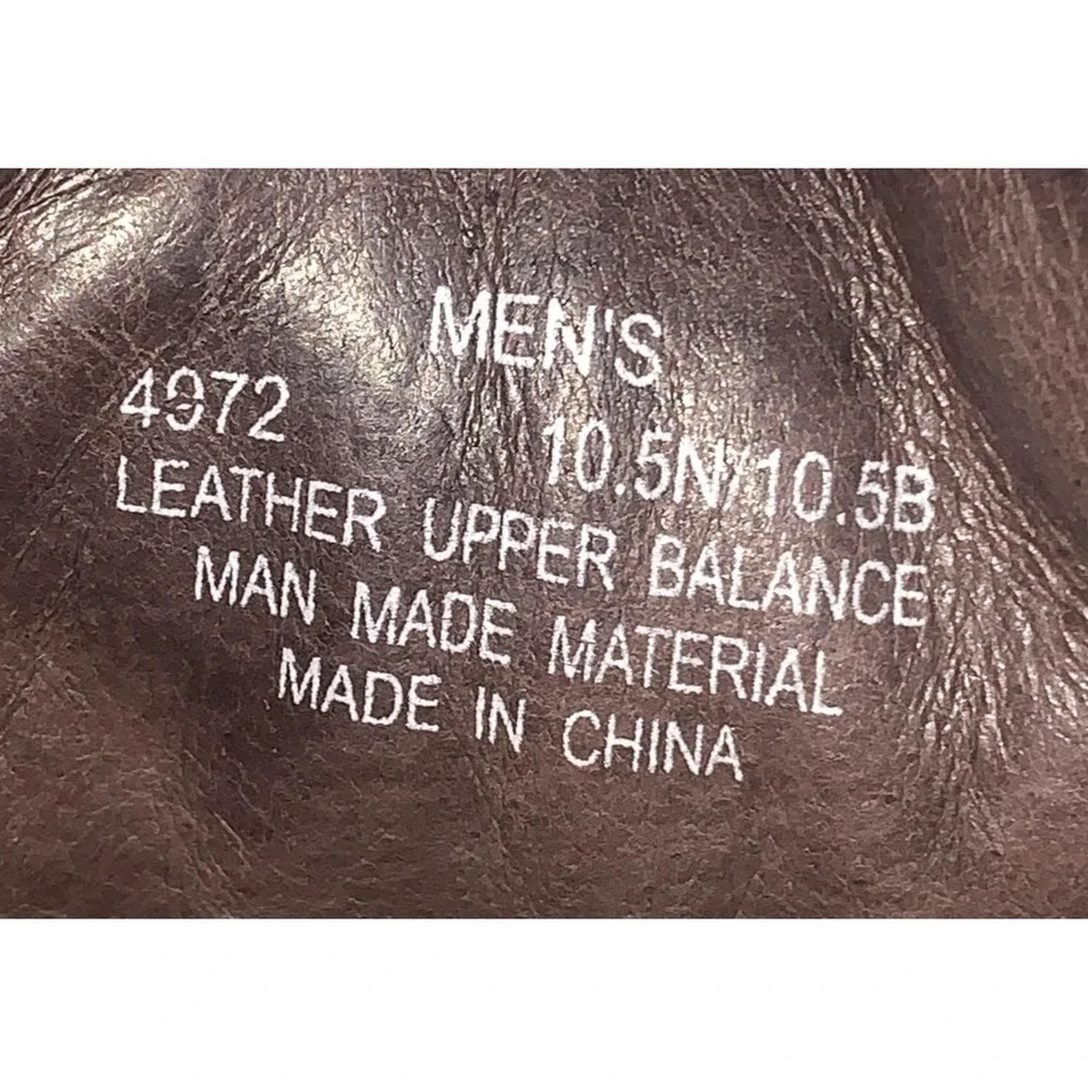 Red Wing 4972 Shoes Mens Size 10.5N Brown Leather Oxford Work Casual Comfort